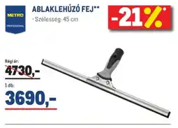 Metro METRO PROFESSIONAL ABLAKLEHÚZ FEJ ajánlat