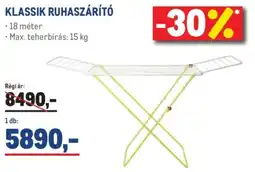 Metro KLASSZIK RUHASZÁRÍT ajánlat