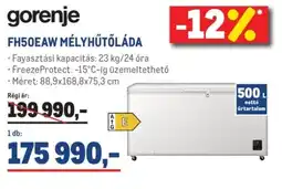 Metro Gorenje FH50EAW MÉLYHŰTŐLÁDA ajánlat