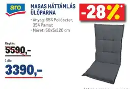 Metro ARO MAGAS HÁTTÁMLÁS ÜLŐPÁRNA ajánlat
