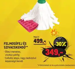 Metro FELMOSFEJ ÉS SZIVACSKENDŐ ajánlat