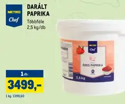 Metro METRO Chef DARÁLT PAPRIKA ajánlat
