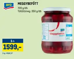 Metro ARO MEGGYBEFŐTT ajánlat