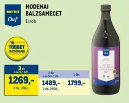 Metro METRO Chef MODENAI BALZSAMECET ajánlat