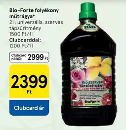 Tesco Bio-Forte folyékony műtrágya ajánlat
