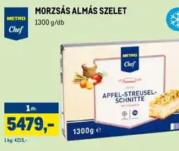 Metro METRO Chef MORZSÁS ALMÁS SZELET ajánlat