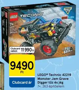 Tesco LEGO Technic 42219 Monster Jam Grave Digger tűz és jég ajánlat