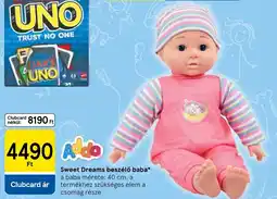 Tesco Addo Sweet Dreams beszélő baba ajánlat