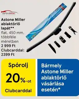 Tesco Astone Miller ablaktörlő lapát ajánlat