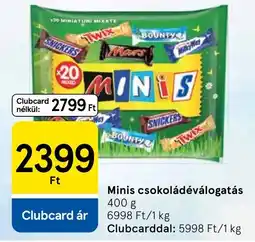 Tesco Minis csokoládéválogatás ajánlat