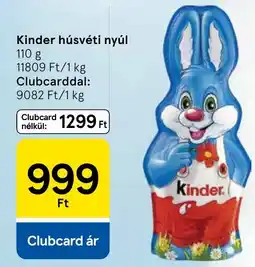 Tesco Kinder húsvéti nyúl ajánlat