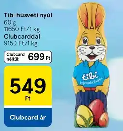 Tesco Tibi húsvéti nyúl ajánlat
