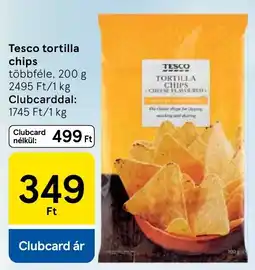 Tesco Tesco tortilla chips ajánlat