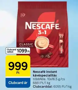 Tesco Nescafé instant kávéspecialitás ajánlat
