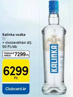 Tesco Kalinka vodka ajánlat