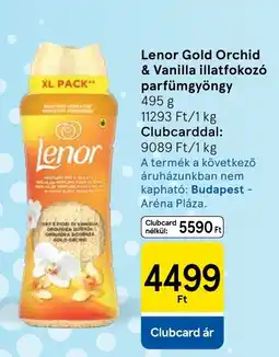 Tesco Lenor Gold Orchid & Vanilla illatfokozó parfümgyöngy ajánlat
