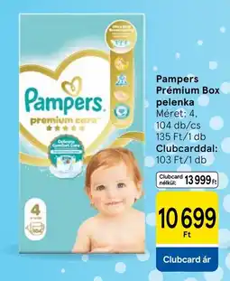 Tesco Pampers Prémium Box pelenka ajánlat