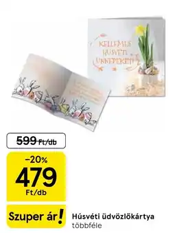 Tesco Húsvéti üdvözlőkártya ajánlat