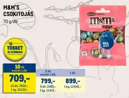 Metro M 1 db:M'S CSOKITOJÁS ajánlat