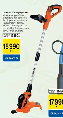 Tesco Daewoo fűszegélynyíró ajánlat