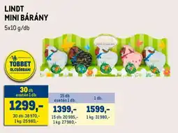 Metro LINDT MINI BÁRÁNY ajánlat