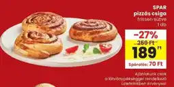 Spar SPAR pizzás csiga ajánlat