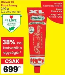 Spar Univer XL Piros Arany ajánlat