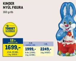 Metro KINDER NYÚL FIGURA ajánlat
