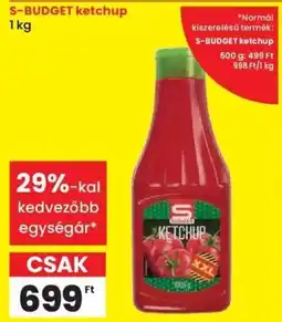 Spar S-BUDGET ketchup ajánlat