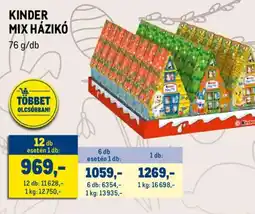 Metro KINDER MIX HÁZIK ajánlat