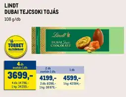 Metro LINDT DUBAI TEJCSOKI TOJÁS ajánlat