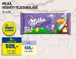 Metro MILKA HÚSVÉTI TEJCSOKOLÁDÉ ajánlat