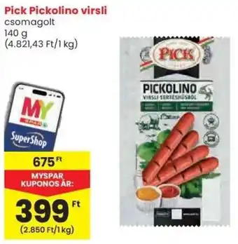 Pick Pickolino virsli