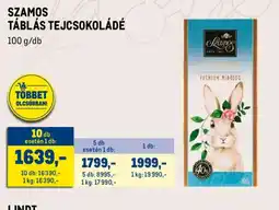 Metro SZAMOS TÁBLÁS TEJCSOKOLÁDÉ ajánlat