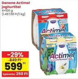 Spar Danone Actimel joghurtital ajánlat