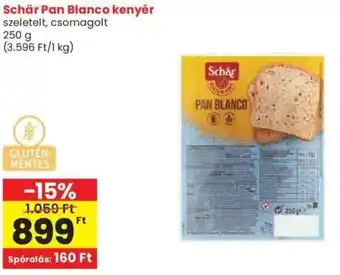 Spar Schär Pan Blanco kenyér ajánlat
