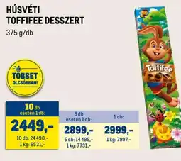 Metro TOFFIFEE desszert ajánlat