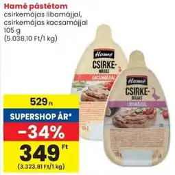 Spar Hamé pástétom ajánlat
