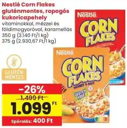 Spar Nestlé Corn Flakes gluténmentes, ropogós kukoricapehely ajánlat