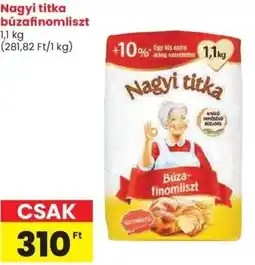 Spar Nagyi titka búzafinomliszt ajánlat