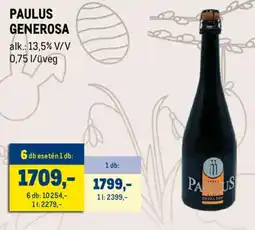 Metro PAULUS GENEROSA ajánlat