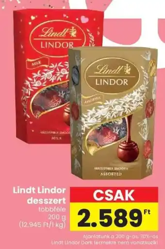Spar Lindt Lindor desszert ajánlat