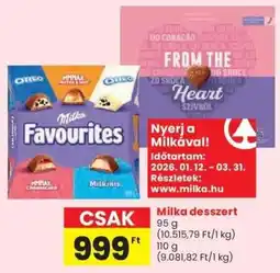 Spar Milka desszert ajánlat