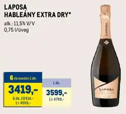 Metro LAPOSA HABLEÁNY EXTRA DRY ajánlat