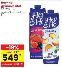 Spar Hey-Ho gyümölcsital ajánlat