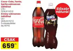 Spar Coca-Cola, Fanta, Sprite szénsavas üdítőital ajánlat