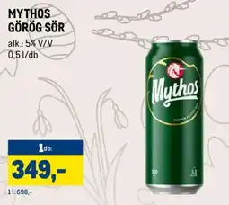 Metro MYTHOS GÖRÖG SÖR ajánlat