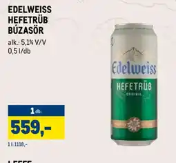 Metro EDELWEISS HEFETRÜB BÚZASÖR ajánlat