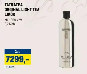 TATRATEA ORGINAL LIGHT TEA LIKÖR
