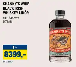 Metro SHANKY'S WHIP WHISKEY LIKÖR ajánlat